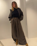 Stoffhose mit Nadelstreifen