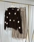 Cardigan mit Punkten