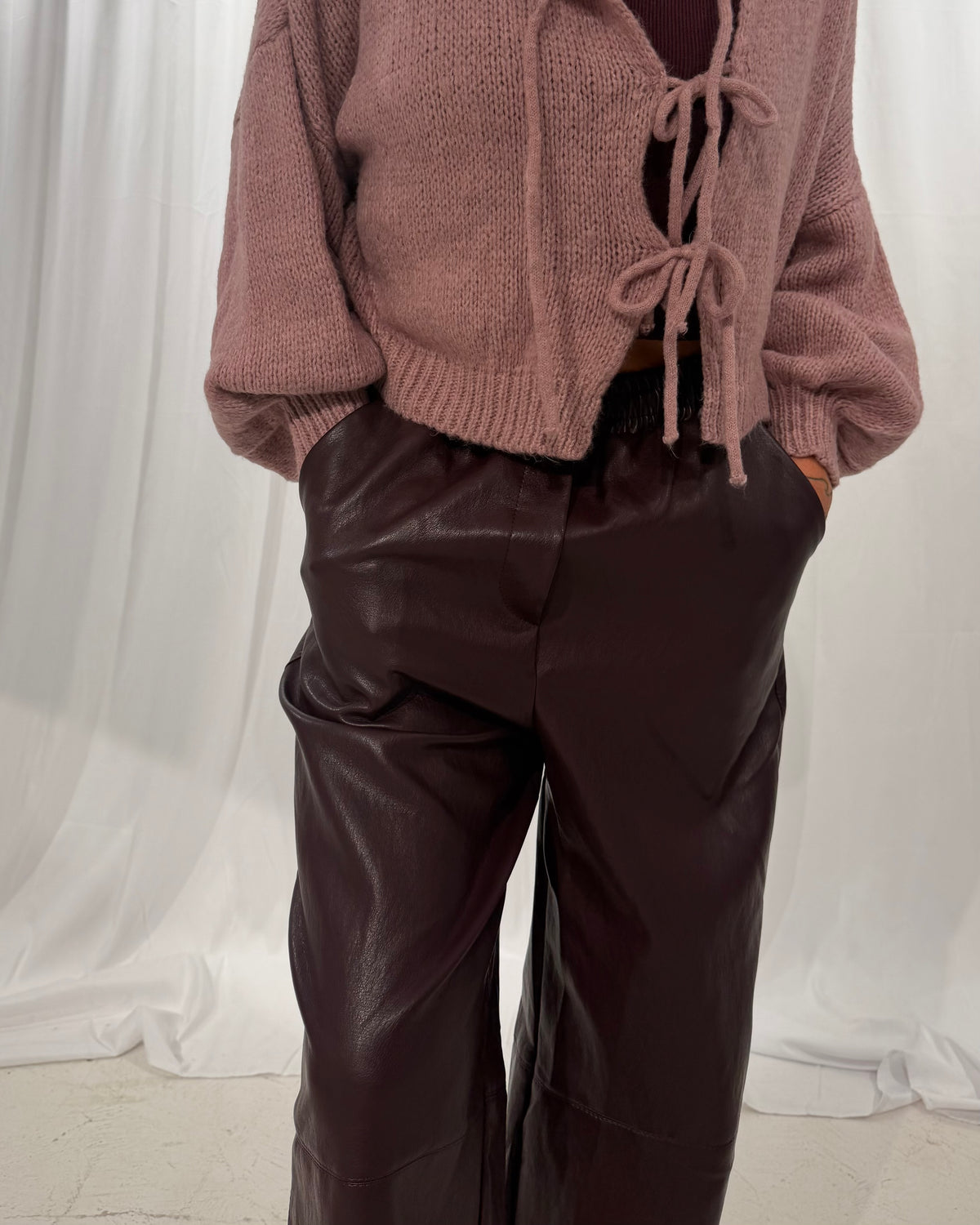 Kunstlederhose
