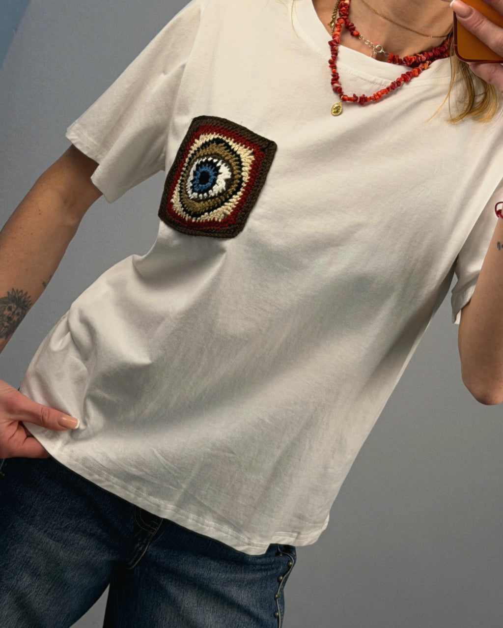 T-Shirt mit Detail