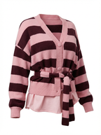 Cardigan mit Streifen