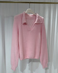 Strickpullover mit Kragen