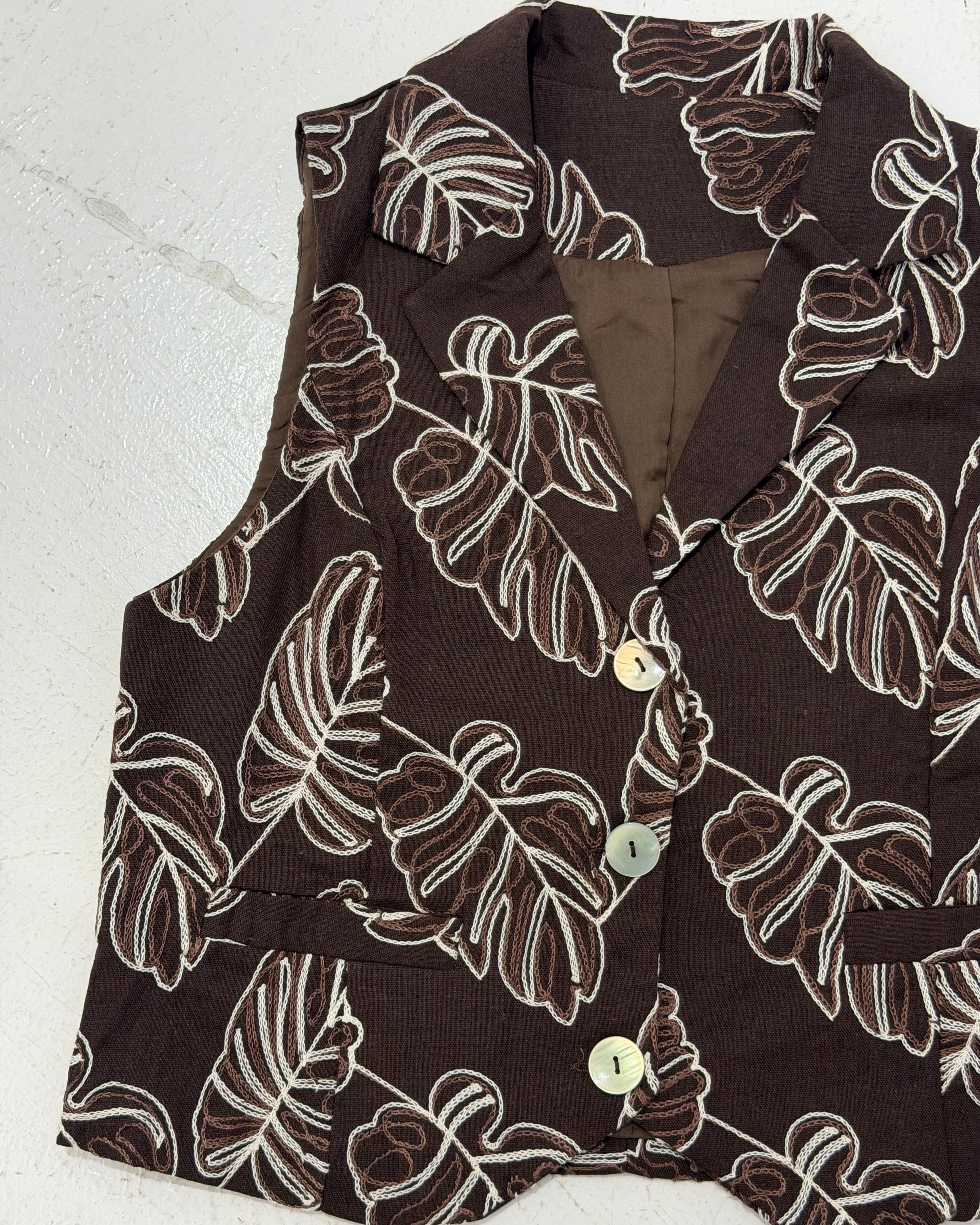 Gemusterter Zweiteiler