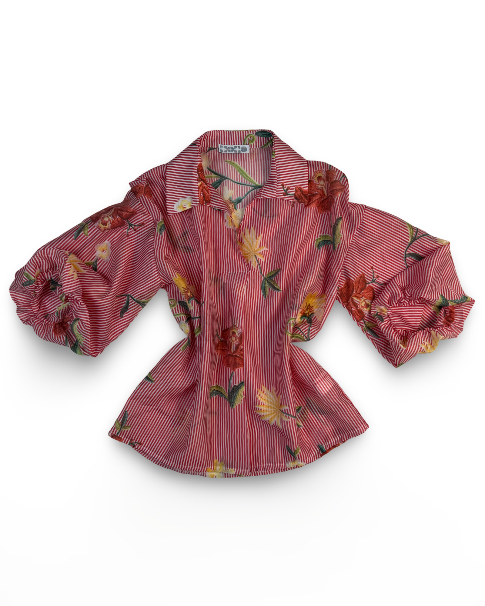 Gemusterte Bluse