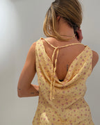 Top mit Wasserfallkragen