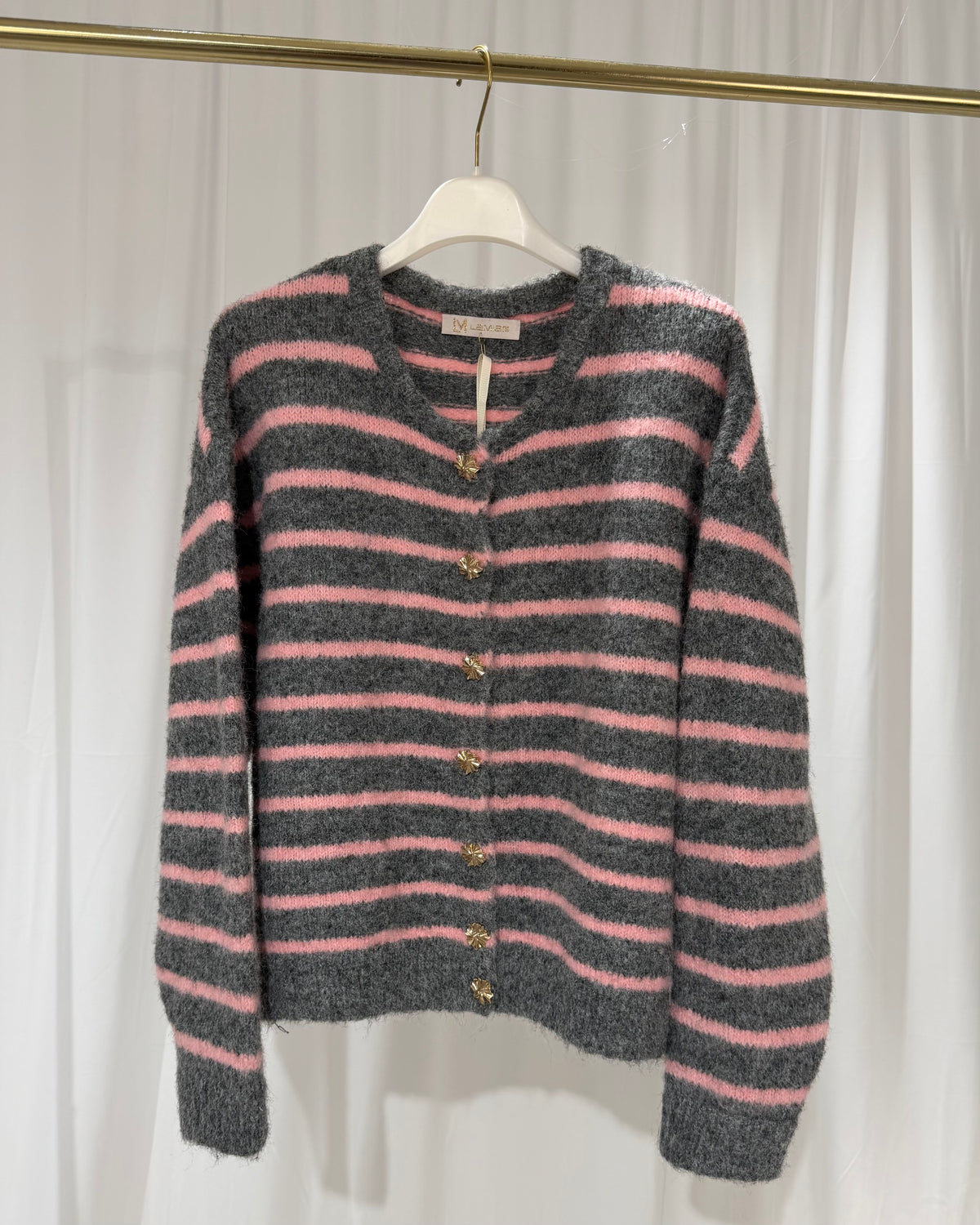 Cardigan mit Streifen