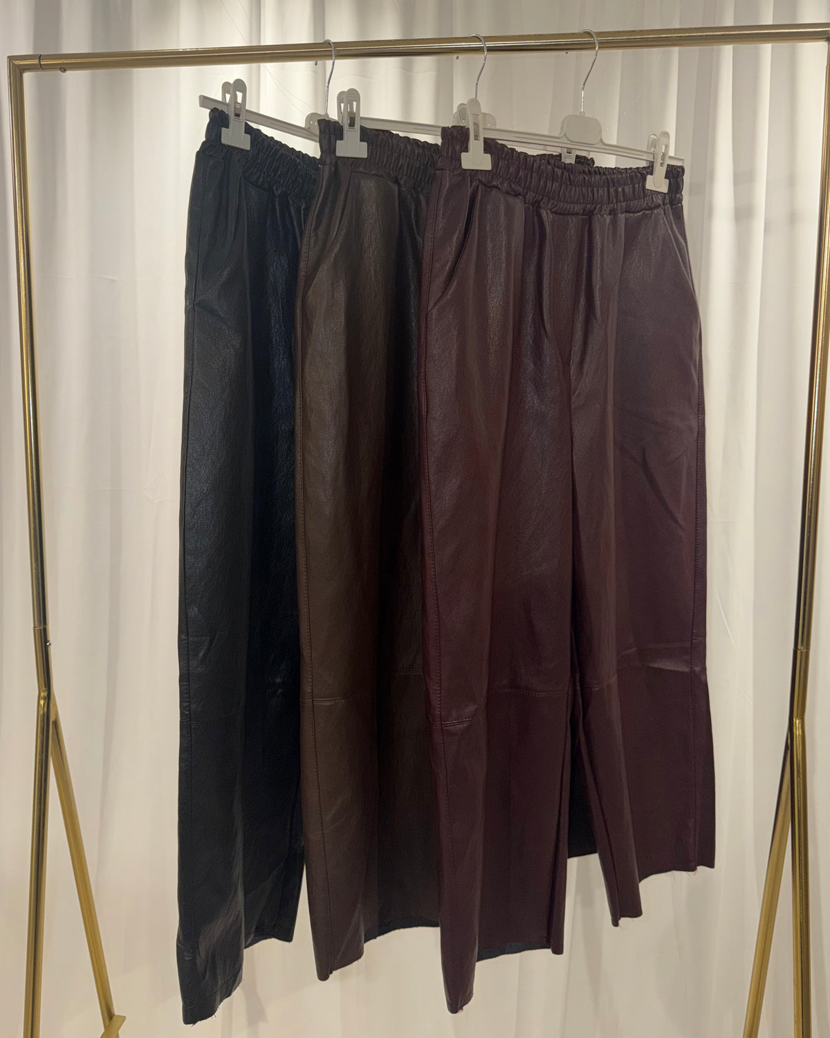 Kunstlederhose