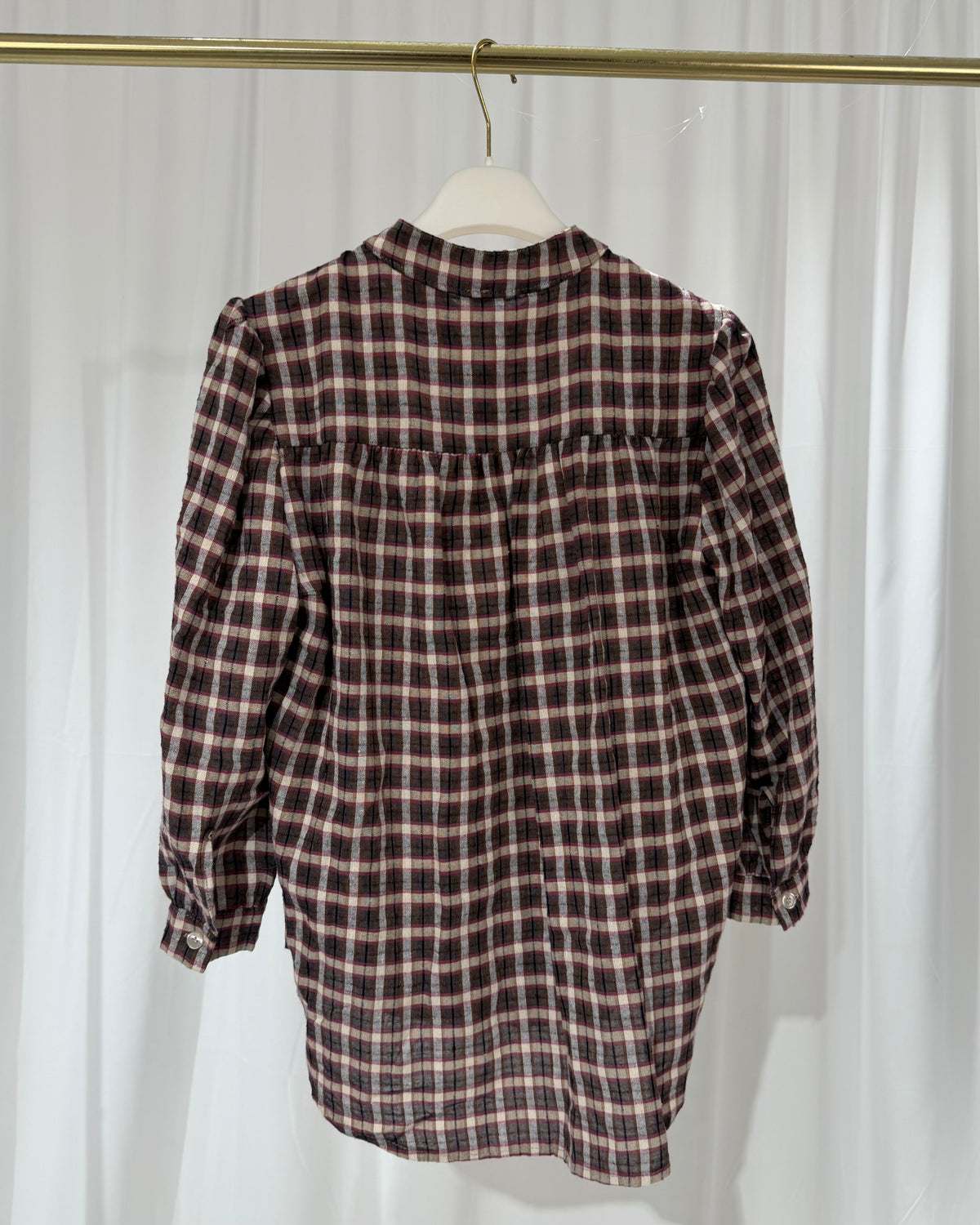 Bluse mit Stehkragen
