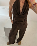 Fließende Hose mit Gummibund