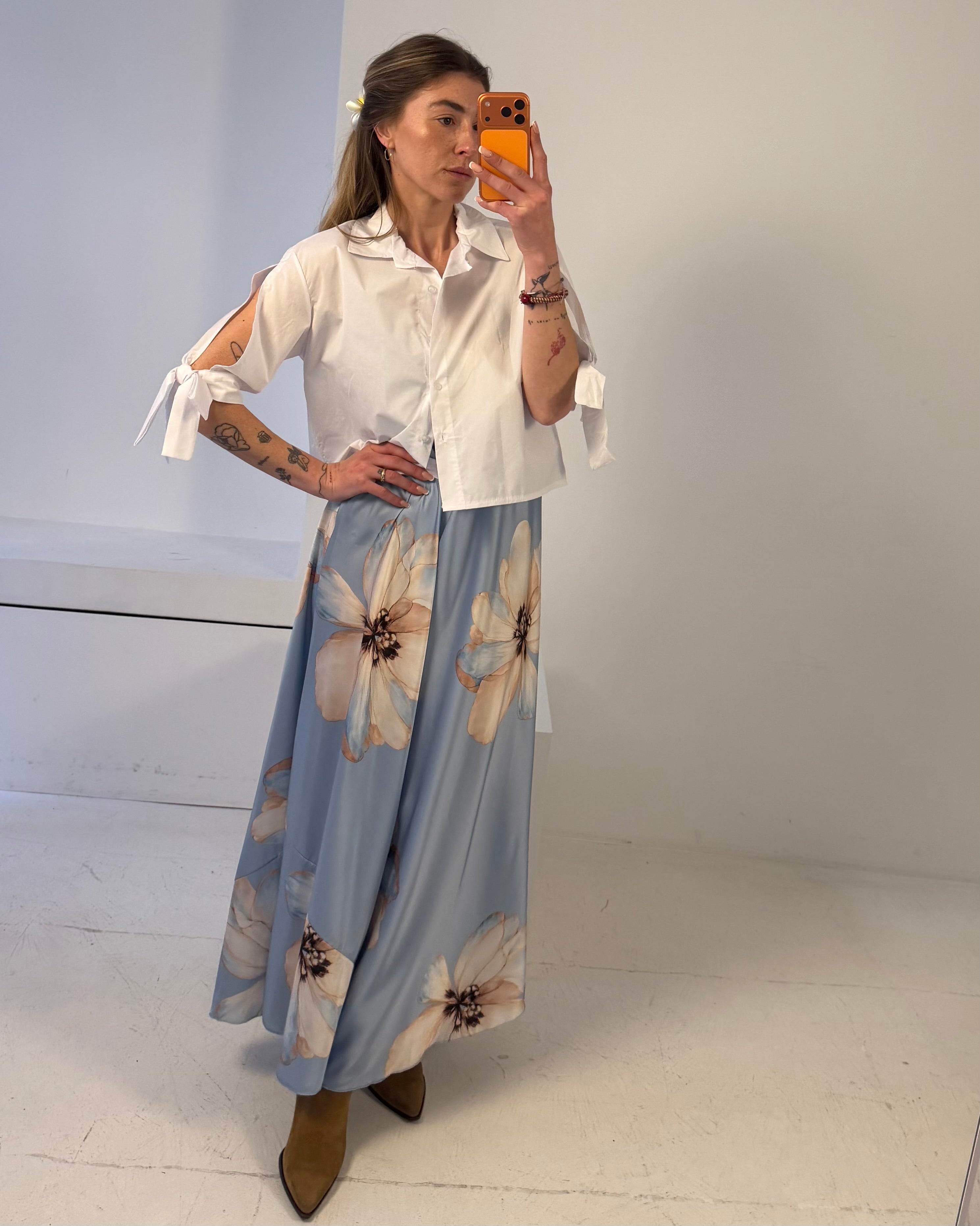 Cropped Bluse