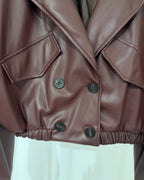 PU-Lederjacke