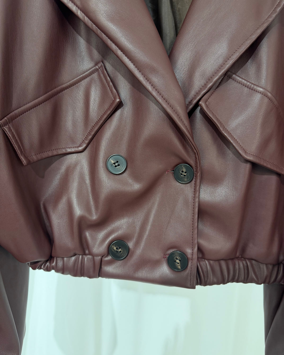 PU-Lederjacke