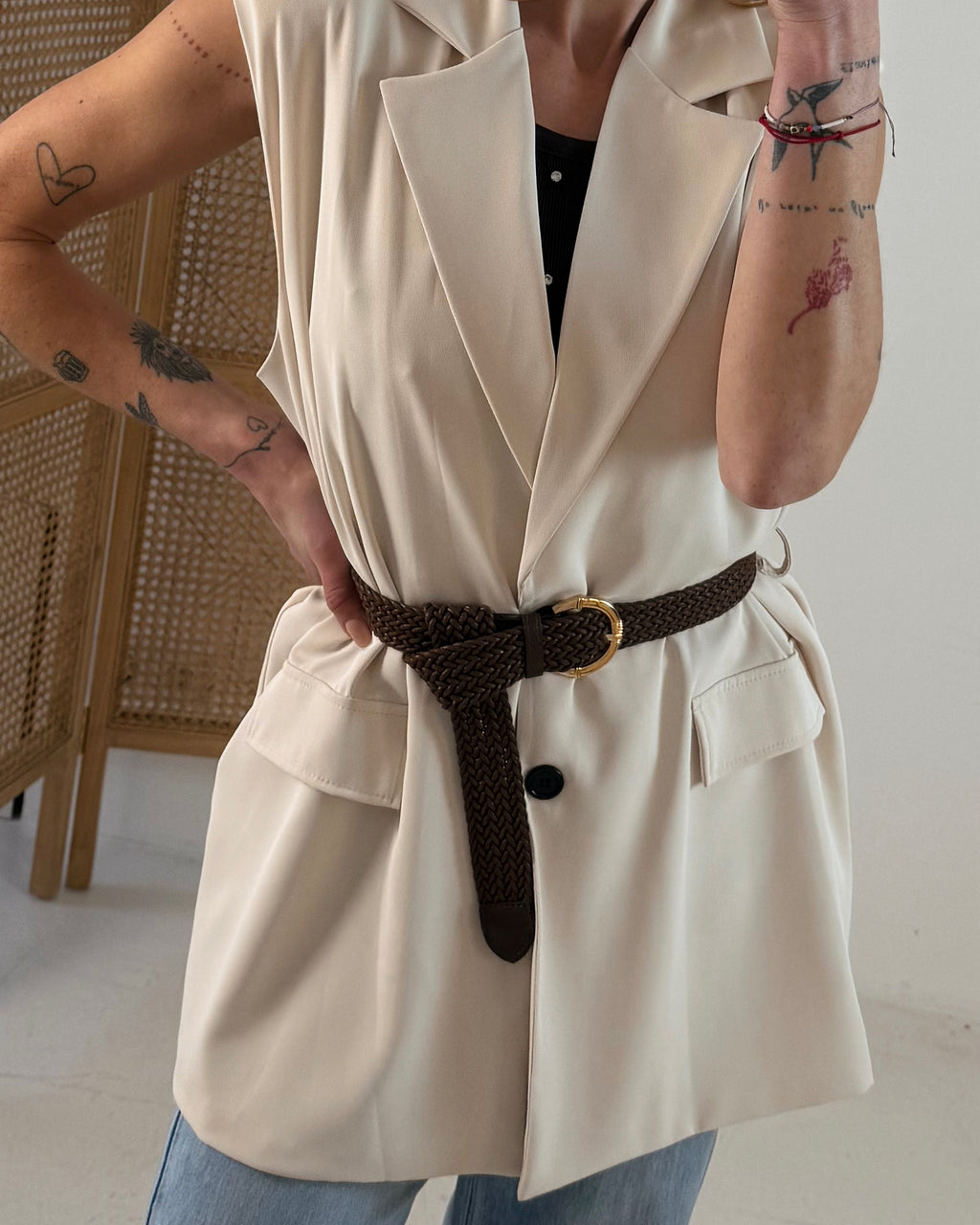 Longblazer ohne Arm