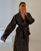 PU Lederjacke