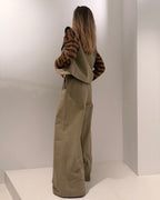 Weite Stoffhose