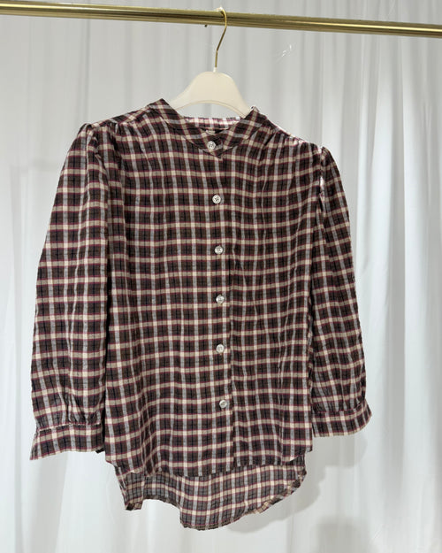 Bluse mit Stehkragen