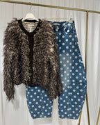 Cardigan mit Fransen