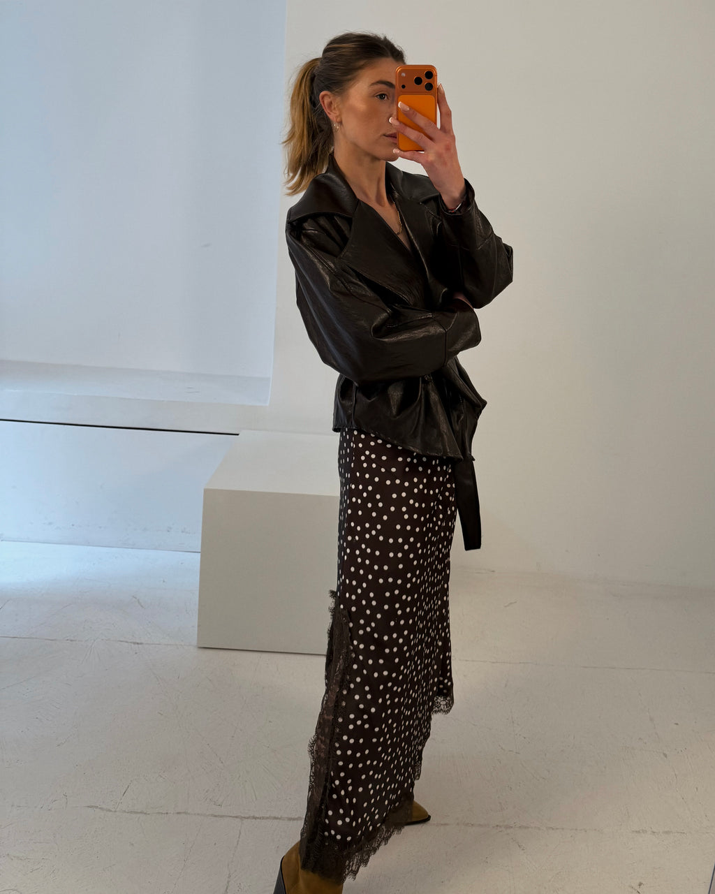 PU Lederjacke