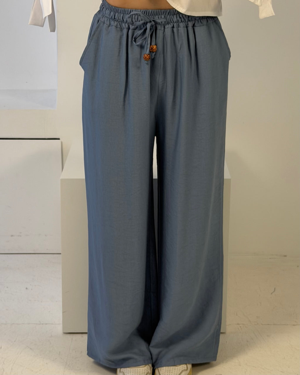 Stoffhose Leinenoptik