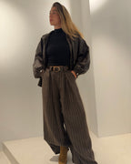 Bomberjacke Kunstleder