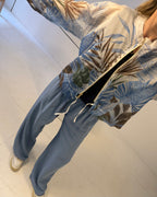 Stoffhose mit Gürtel