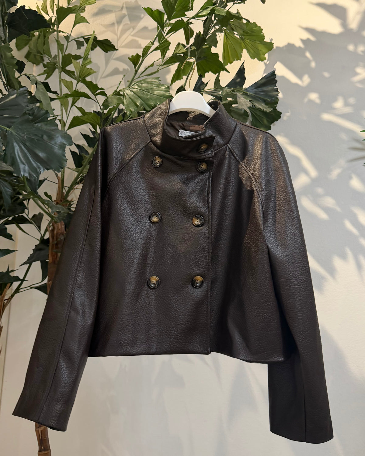 Kunstlederjacke