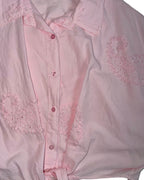 Bluse mit Lochstickerei