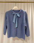 Cardigan mit Schleife
