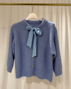 Cardigan mit Schleife