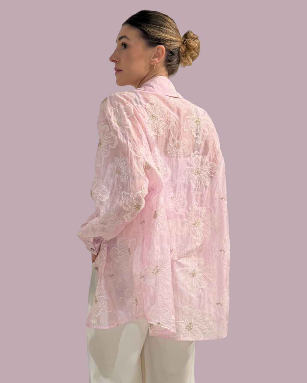 Bluse mit Glitzer