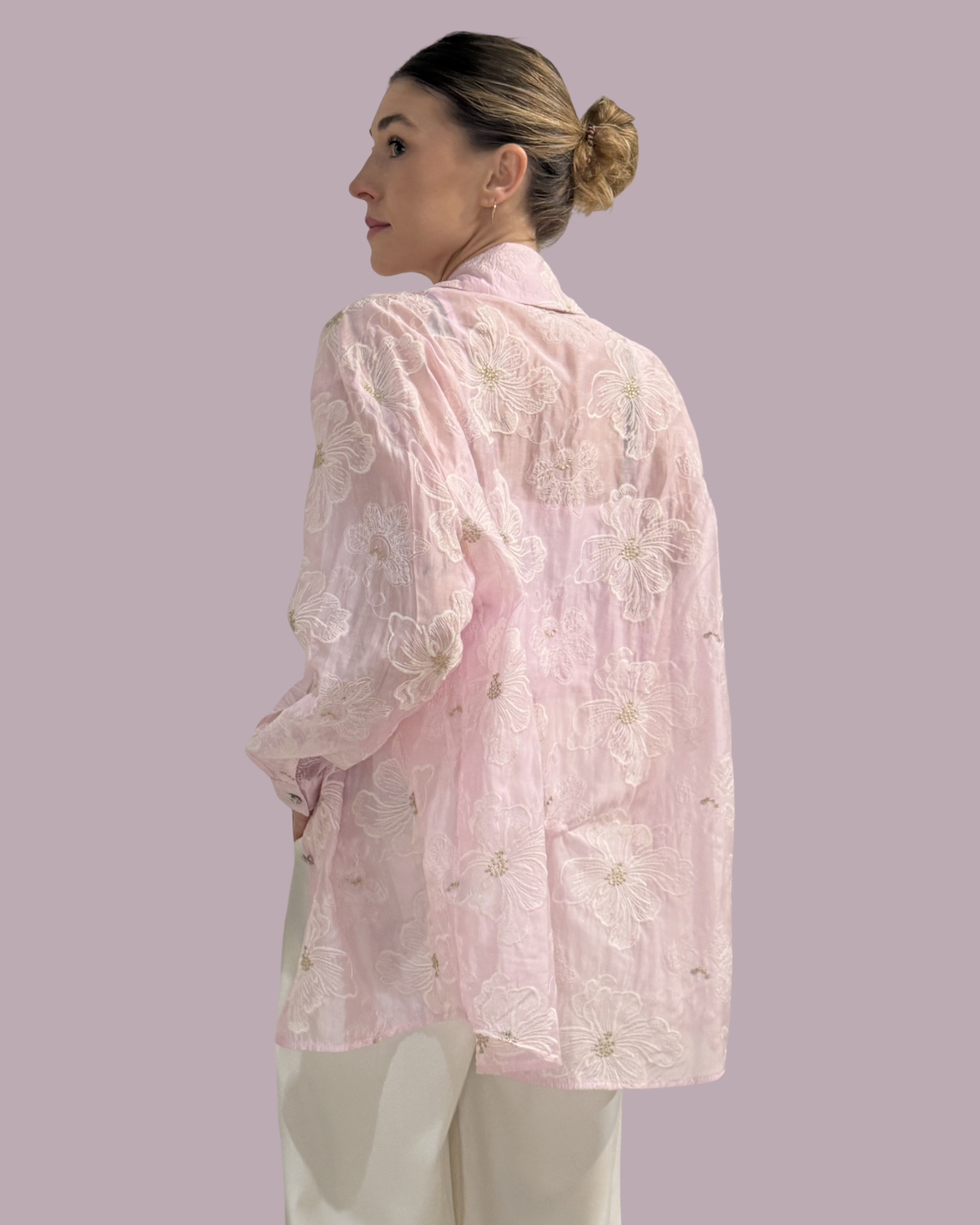 Bluse mit Glitzer