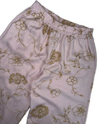 Stoffhose bestickt