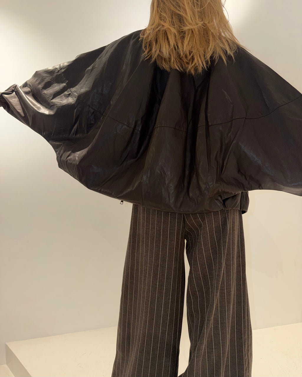 Bomberjacke Kunstleder
