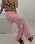 Stoffhose mit Gürtel