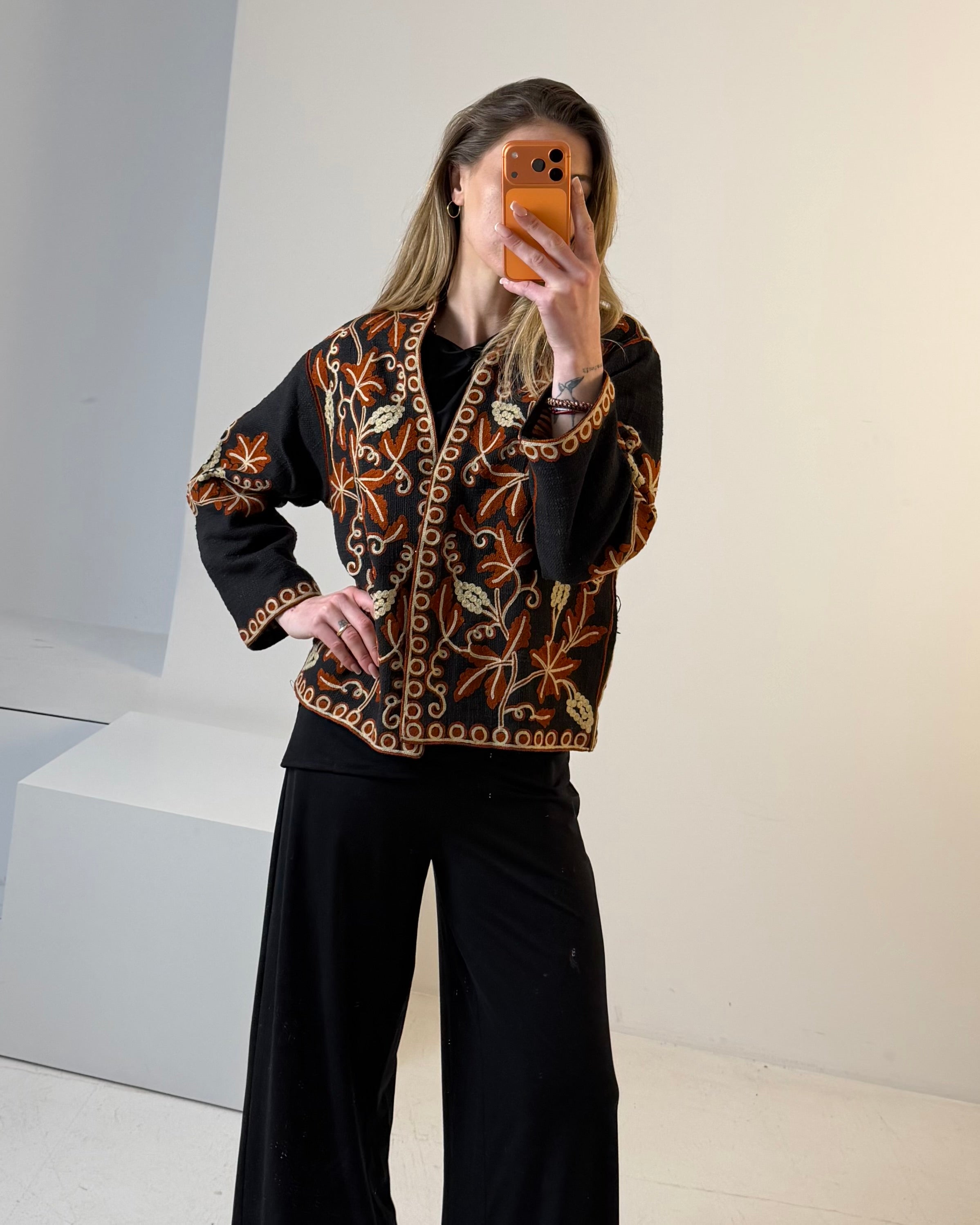 Gemusterte Jacke
