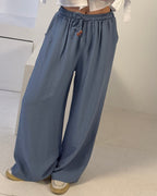 Stoffhose Leinenoptik