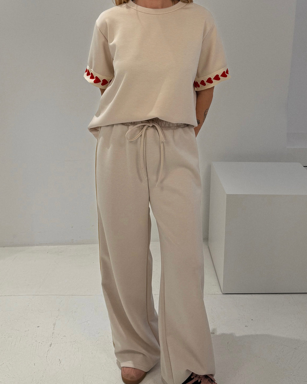 Jogginghose mit Herzen