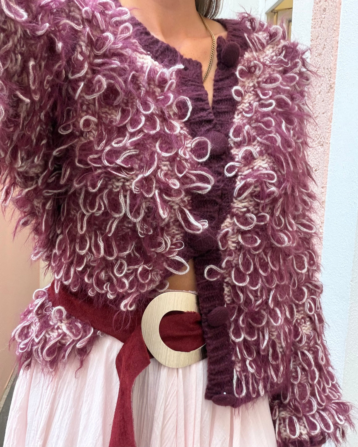 Cardigan mit Fransen