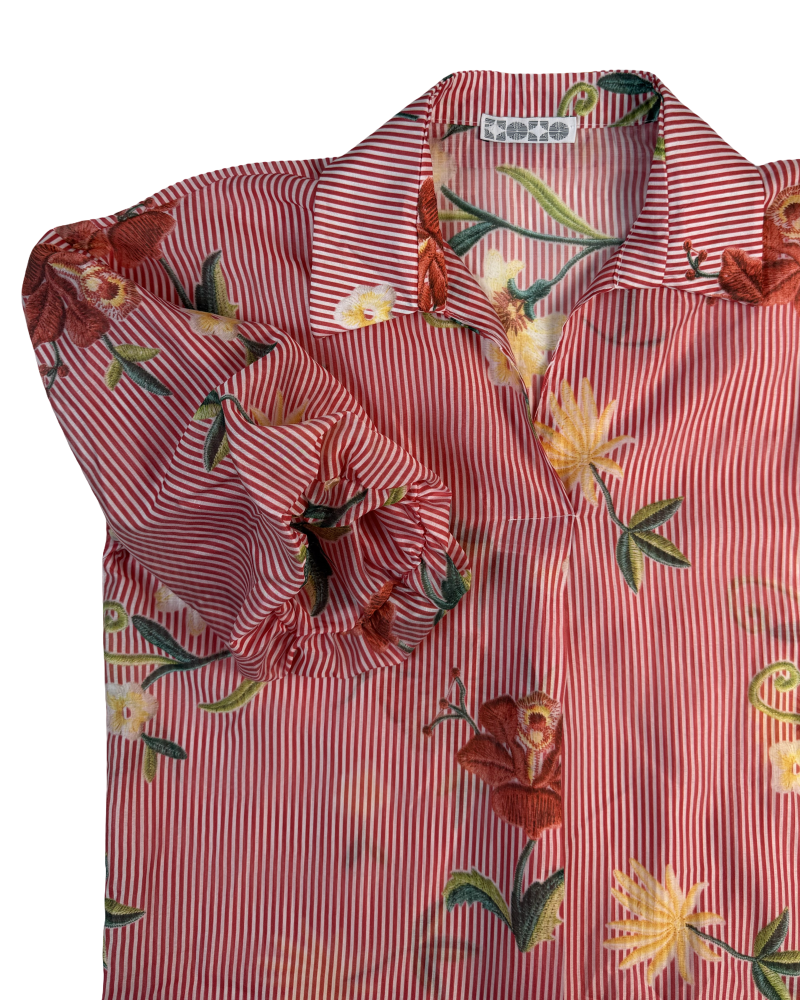 Gemusterte Bluse