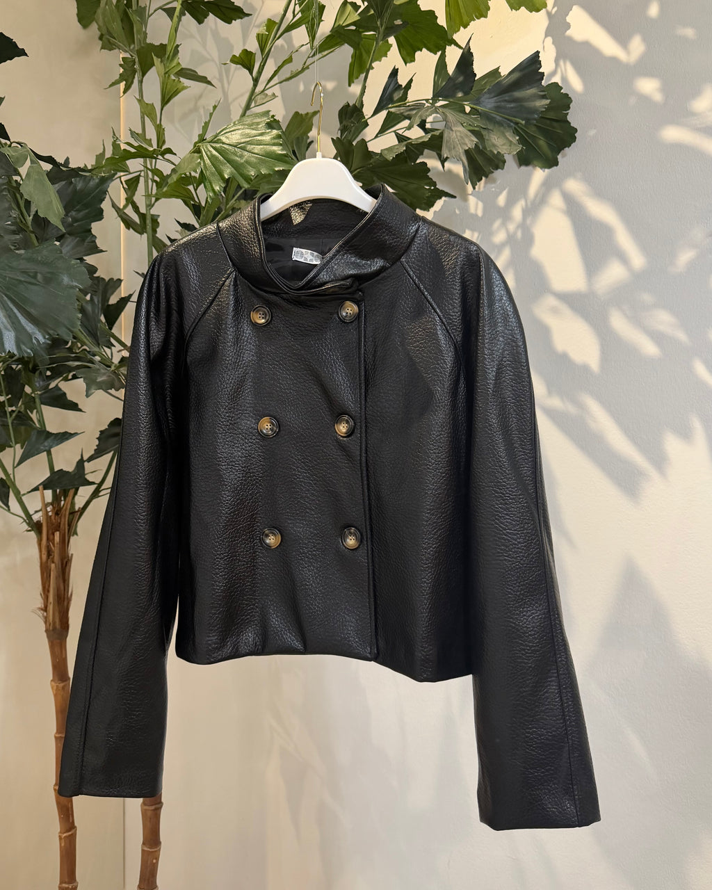 Kunstlederjacke