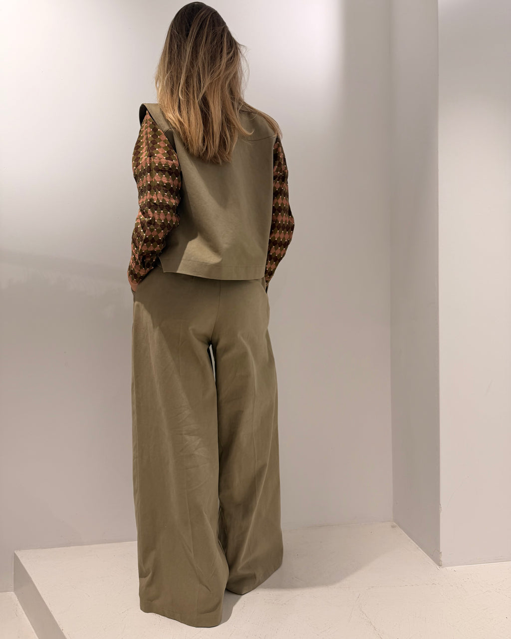 Weite Stoffhose