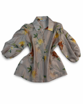 Gemusterte Bluse