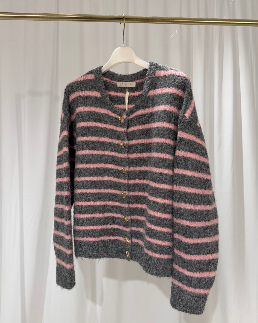 Cardigan mit Streifen