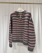 Cardigan mit Streifen