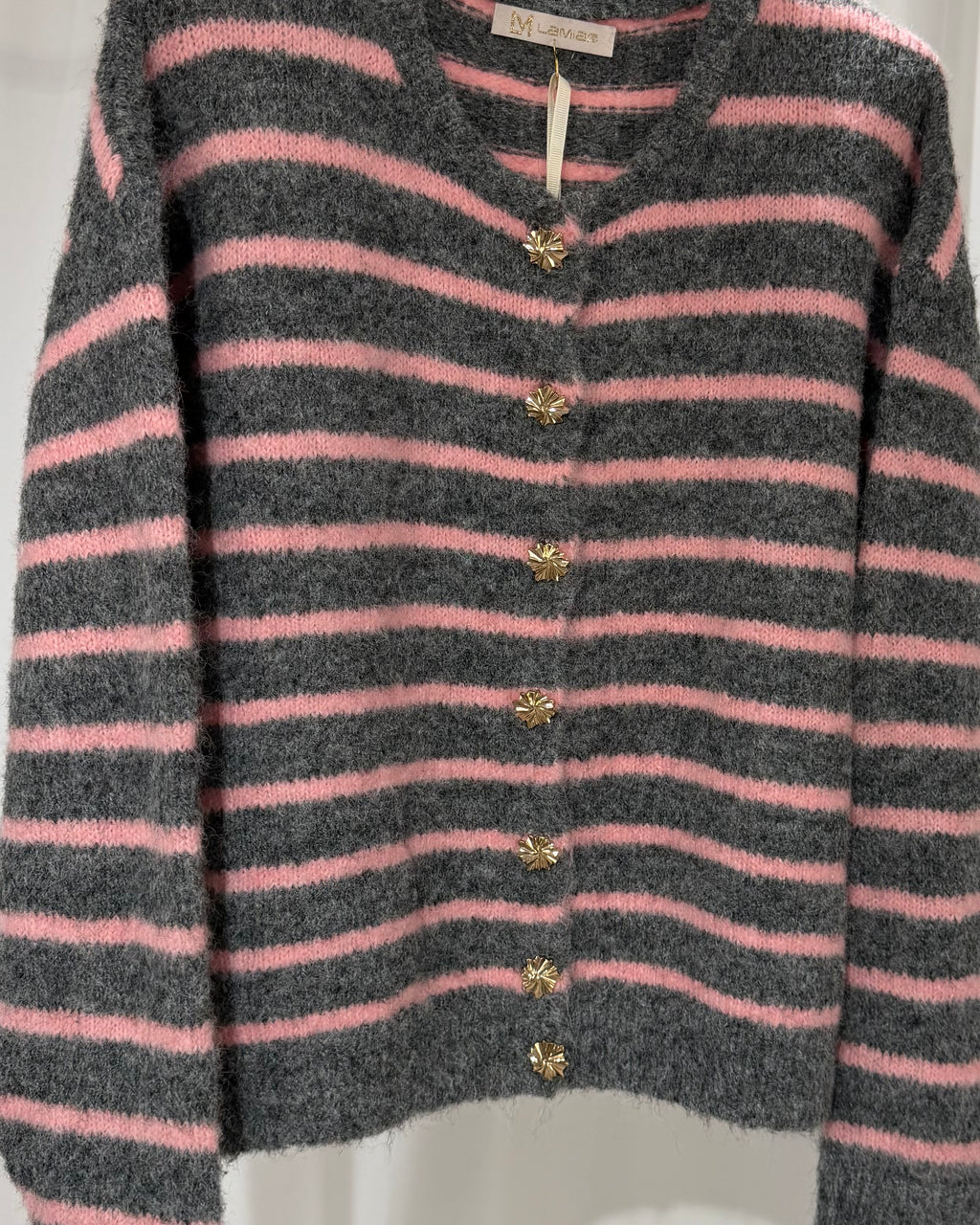 Cardigan mit Streifen
