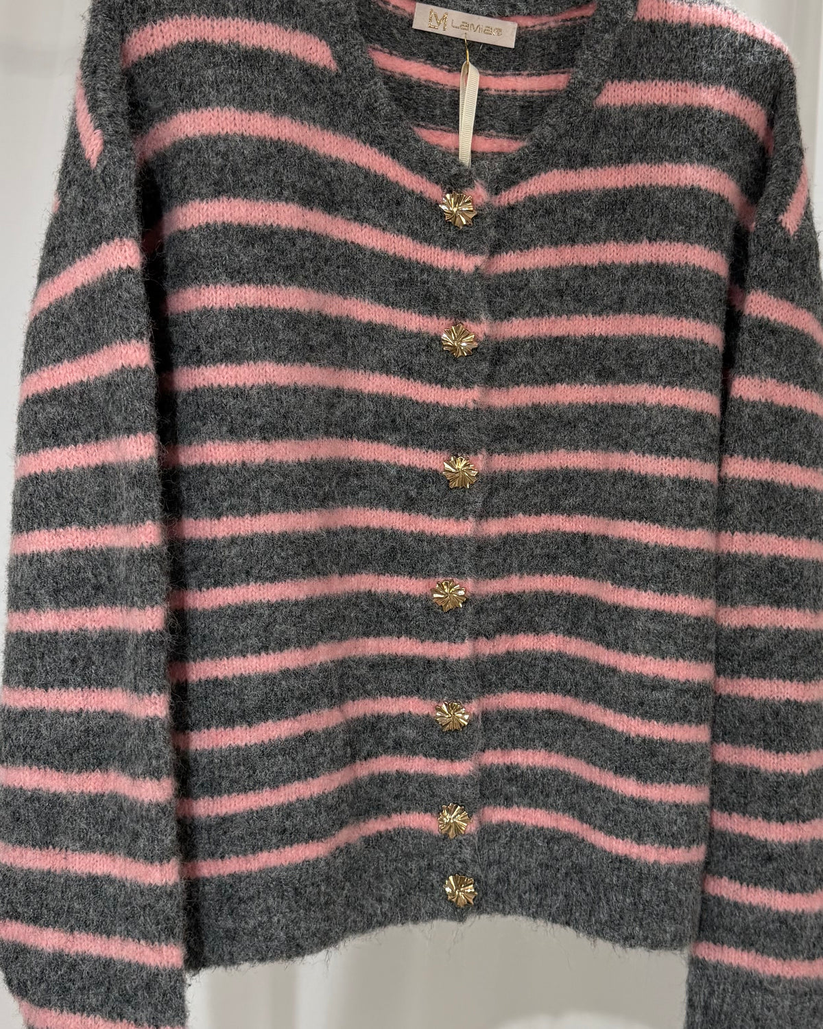 Cardigan mit Streifen