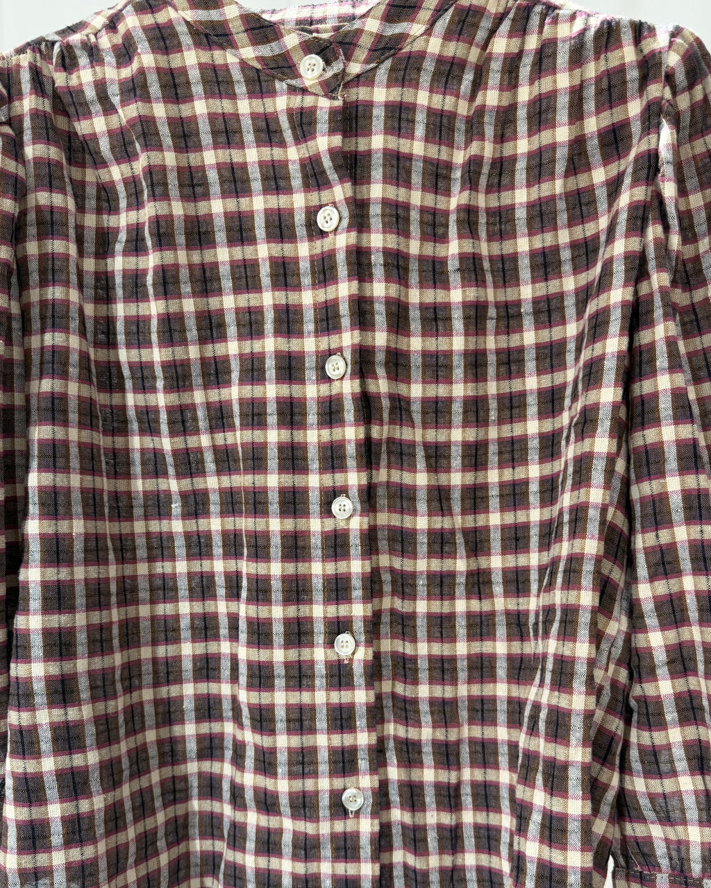 Bluse mit Stehkragen