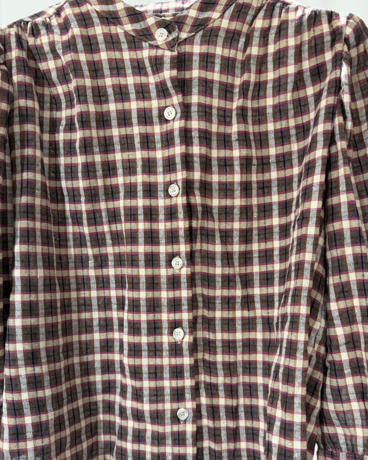 Bluse mit Stehkragen