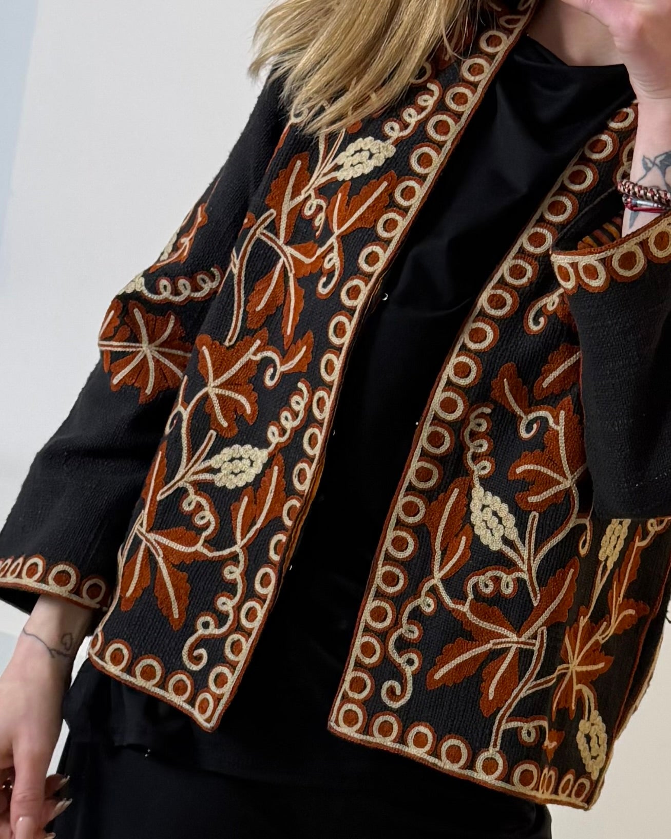 Gemusterte Jacke