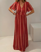 Maxikleid farbig